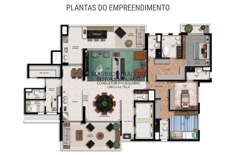 Apartamento à venda com 3 quartos, 284m² - Foto 15