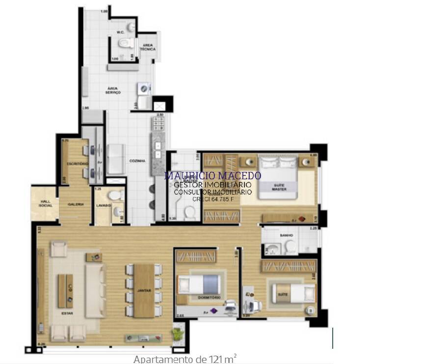 Apartamento à venda com 3 quartos, 123m² - Foto 25